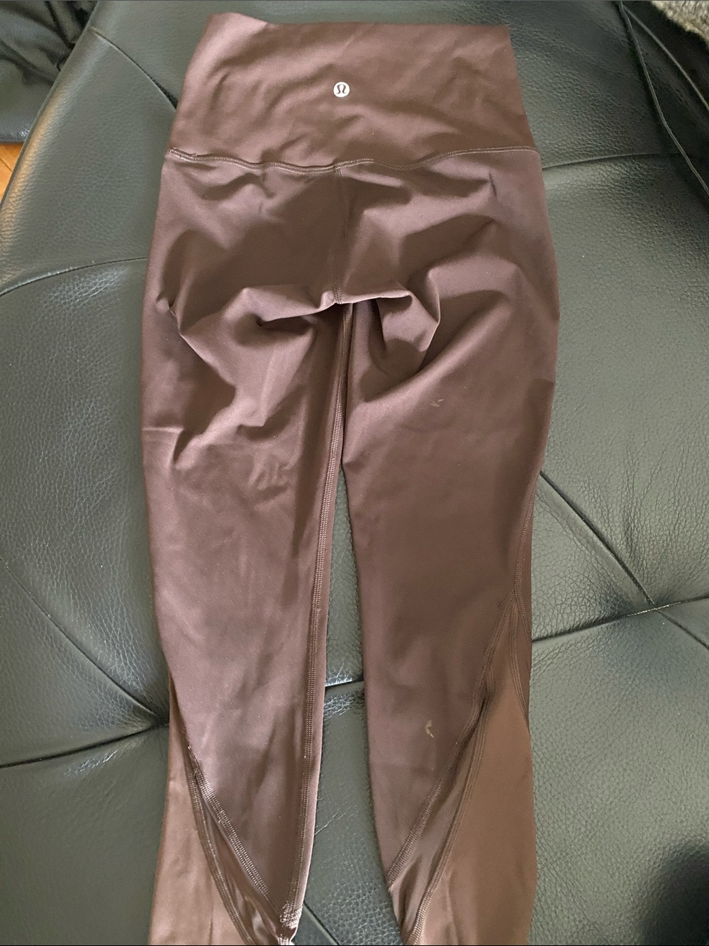 lululemon athletica High-Rise Brown Leggings with Wide Waistband